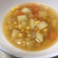 クックI6NLMD☆'s cooksnap of when they made 簡単！野菜たっぷりコンソメスープ.