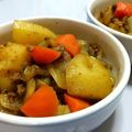 ちょこ＊choco's cooksnap of when they made カレーそぼろ肉じゃが.
