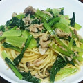 まつねぇ７２１６'s cooksnap of when they made 小松菜とツナの和風パスタ.