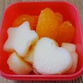まゅきてぃ☆'s cooksnap of when they made お弁当にりんごの型抜き.