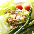 noamanma's cooksnap of when they made 納豆と胡瓜とゆで卵のマヨサラダ♪.
