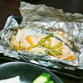天河流羽's cooksnap of when they made 鮭のバタポンホイル蒸し焼き！.