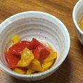 おはなすき's cooksnap of when they made ひんやり甘っ♡パプリカのマリネ.
