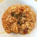 yuming0627's cooksnap of when they made トマトスープリメイク　リゾット風.