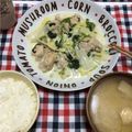 歌那弥's cooksnap of when they made 鶏肉と白菜ほうれん草のミルク煮.
