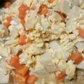 さやぞ～'s cooksnap of when they made 給食メニュー＊高野豆腐の卵とじ.