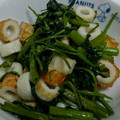 shirokarin's cooksnap of when they made 小松菜とちくわの中華風炒め物.
