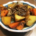 rui_and3's cooksnap of when they made ～優しい味～挽き肉で作る 簡単 肉じゃが.