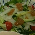 りぼ吉's cooksnap of when they made 簡単！大根と水菜の梅じゃこサラダ.
