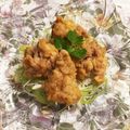 なつき☆ミ's cooksnap of when they made 簡単!唐揚げカラシ醤油和え.