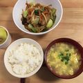 okinawa家's cooksnap of when they made 生姜香る豚肉とチンゲンサイの中華風炒め.
