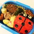 y_u♡'s cooksnap of when they made キャラ弁♡てんとう虫.