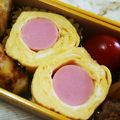 myとんすけ's cooksnap of when they made お弁当に★ウインナ巻き卵焼き.