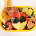 ぽっちゃりうっちー's cooksnap of when they made 幼稚園キャラ弁☆ジュウオウイーグル.