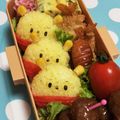 3chan。's cooksnap of when they made 簡単♪コロコロプーさん♡キャラ弁.