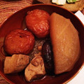 Emmabeagle's cooksnap of when they made 大根とさつま揚げ・厚揚げの煮物.