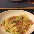 くーやん74's cooksnap of when they made 春キャベツとベーコンのパスタ.