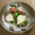 ☆Rokko☆'s cooksnap of when they made 茹でない！たことわけぎの酢味噌和え！.
