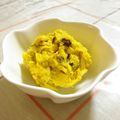 nasubeam's cooksnap of when they made ★玉ねぎが決め手の濃厚かぼちゃサラダ★.