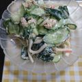 なおつん0802's cooksnap of when they made 混ぜるだけ！キュウリとわかめのツナサラダ.