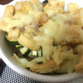 hunny's cooksnap of when they made 簡単！ズッキーニと油揚げのチーズ焼き.