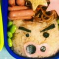 ☆とらもも☆'s cooksnap of when they made キャラ弁 ぶりぶりざえもん しんちゃん.