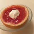 ☆foxey☆'s cooksnap of when they made 寒天で簡単♡丸ごとグレープフルーツゼリー.