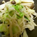 ★きんかん★'s cooksnap of when they made キャベツときのこのバター醤油(もどき).