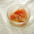 *ひろみ*'s cooksnap of when they made エコ＊すいかの皮のはちみつレモン漬け.