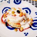 ki9ko's cooksnap of when they made ヘルシー！お豆腐とメレンゲのパンケーキ.