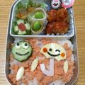 リラシャン's cooksnap of when they made とっても簡単☆傘ちゃんの雨降りお弁当★.