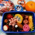 ATENZA's cooksnap of when they made ✿お弁当に✿かまぼこでお花✿【キャラ弁】.