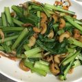 らんち☆'s cooksnap of when they made 減塩☆小松菜と桜海老のサッと炒め.