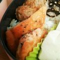 ハチ8コロ8's cooksnap of when they made 刺身で簡単！サーモンチーズ(ムニエル風).
