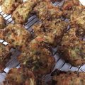 ak1m1's cooksnap of when they made 豚小間と紅ショウガのお好み焼風天ぷら.