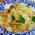 あせろらhime's cooksnap of when they made 春キャベツと桜エビのオリーブオイル炒め.