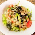 おぐ516's cooksnap of when they made 大葉と海老のサラダうどん.