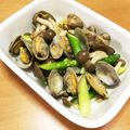 クックHEQME5☆'s cooksnap of when they made あさり⭐アスパラ⭐しめじのバター炒め.