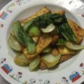 クックNP9ISV☆'s cooksnap of when they made レンジで！チンゲン菜と厚揚げのサッと炒め.