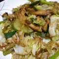 ねこのおーじさま's cooksnap of when they made 春ｷｬﾍﾞﾂと厚揚げのﾆﾝﾆｸ味噌炒め♪.