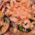 ｑｕｉｃｏ's cooksnap of when they made 海老アボカドのサラダ★簡単オーロラソース.