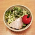 シナモシナモ's cooksnap of when they made ブロッコリーとハムのゴママヨ和え.