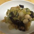 流刑地's cooksnap of when they made 簡単！白菜の中華丼.
