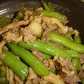 かたとり　みゆ's cooksnap of when they made 豚肉とインゲンの照り焼き.