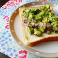 ミナいちご's cooksnap of when they made アボカドの辛子明太子マヨ和えトースト.