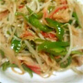 ♪gACha♪'s cooksnap of when they made 節約レシピ♬もやしが主役na青椒肉絲.