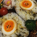 チャックねこ☆'s cooksnap of when they made 半熟味たま爆弾おにぎり～たぬきしらす編～.