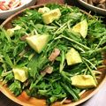インドカレー☆'s cooksnap of when they made 水菜とアボカドのサラダ.