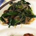peanut32m's cooksnap of when they made ニラと春雨の中華炒め.