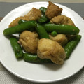 アンメイスイ's cooksnap of when they made 厚揚げとスナップエンドウのコク旨炒め♪.